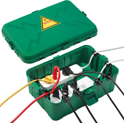 Large Outdoor Electrical Box | IP54 Waterproof Cord Cover